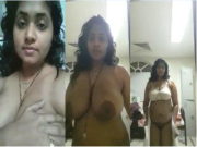 Sexy Desi Girl Shows Her Big Boobs