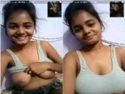 Cute Indian Girl Shows Big Boobs