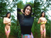 Resmi R Nair Out Door Nude New Clip